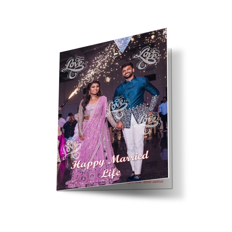 Personalized Marriage Photo Greeting Cards for Every Occasion - Seematics Customization