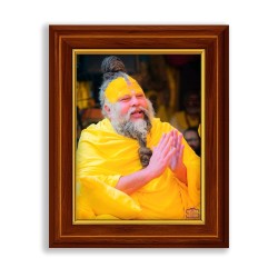 Premanand Maharaj Ji Photo Frame – Divine Spiritual Wall Frame for Home Temple & Meditation Room - Seematics Customization