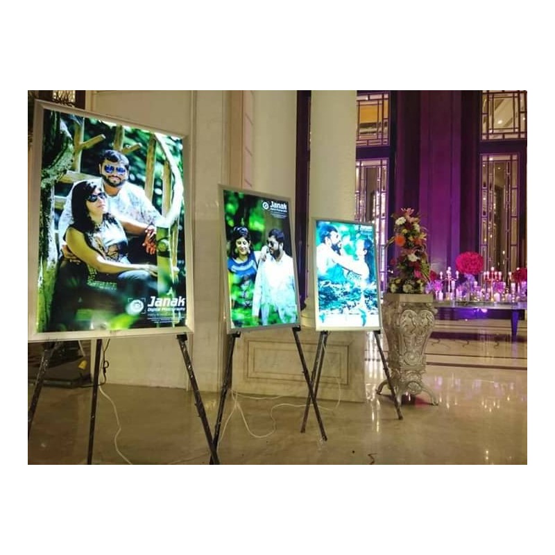 24×36 LED Photo Frame for Wedding & Portrait Photos - Seematics Customization