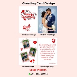 Personalized Anniversry Photo Greeting Cards for Every Occasion - Seematics Customization