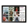 Customized Photo Frames with Photo Upload, Calender Design (White) - Seematics Customization