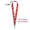 Customized School & Office Lanyard, Any Color 20 mm - Seematics Customization