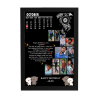 Personlized Calender Photo Frames with Photo Upload (Black)