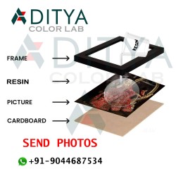 Customized Photo Frames with Photo Upload, Calender Design (Resin) - Seematics Customization