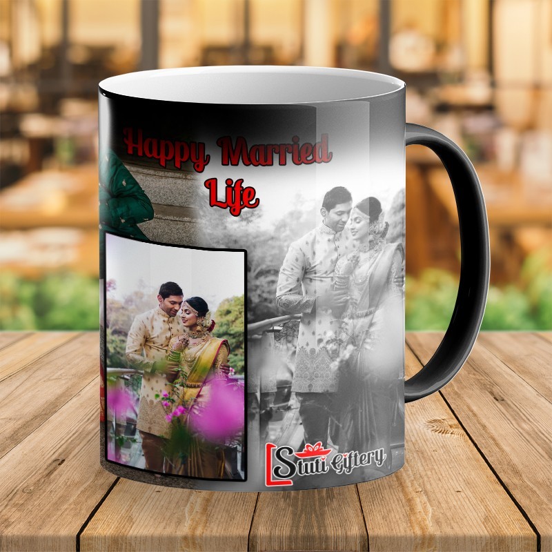 Personlized Marriage Magic Custom Photo Coffee Mug